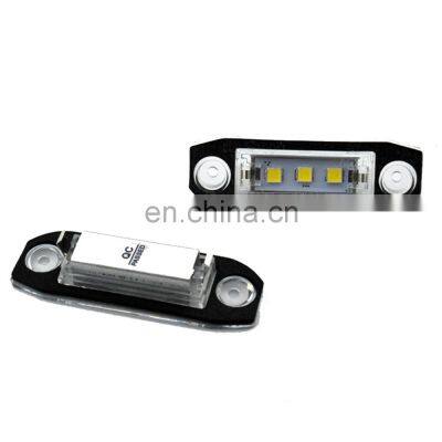 Carest 2Pcs Canbus LED License Plate Light for Volvo S80 XC90 S40 V60 XC60 S60 C70 V50 XC70 V70 White Car-Styling Number Lamp