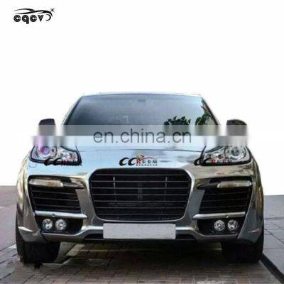 Good fitment TH style body kit for Porsche cayenne 957 front bumper rear bumper hood for porsche cayenne 957 facelift