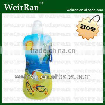 (23522) eco-friendly aluminum foil wholesale folding / foldable water bottles