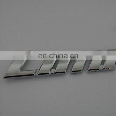 Custom ABS Plastic Chrome Label Car Logo Badge Emblem Sticker For Toyota