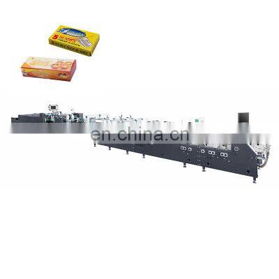 Pre-fold Crash Lock Bottom Folding Gluing Machine For Carton Box