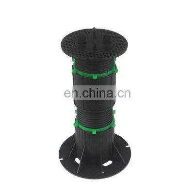 Square ground adjustable raised floor pedestal