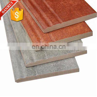 China suppliers wood effect ceramic skirting tile for sale