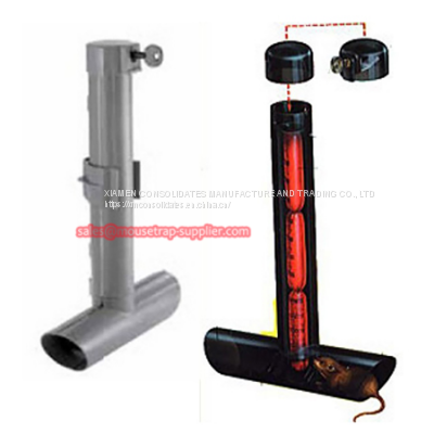 Plastic Top Loader Mouse Bait Station Rodent Tube Lure Trap photo-2