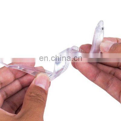 2Pcs/bag Seawater Fishing Lure  Boat Soft Bait Transparent Reflector Build White Hairtail Knife Blade Fish Artificial Lure