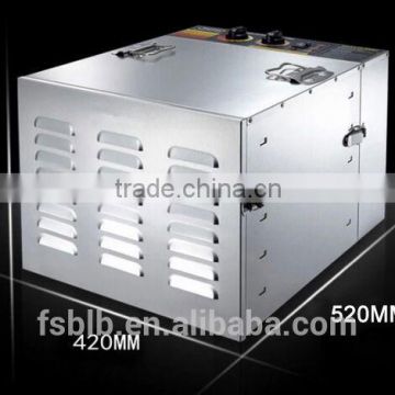 Home use food dehydrator machine with 10 trays