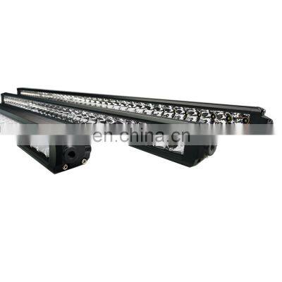 LED25 Off-Road Amber Yellow Light Bar White Lights Single Row Slim Light Bar Out Mixed Optical Tape dt Connector Combo LANTSUN photo-4