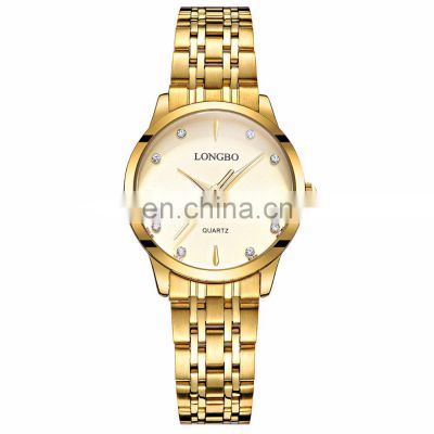 LONGBO 80322 Forever Love Japan Quartz Watch Stainless Steel Watch Water Resistant Cheap Watch