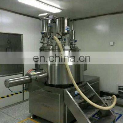 GHL200 Pharmaceutical Food SS316 Wet Mixing Granulation Equipment 60kg Mixer Granulator Machine