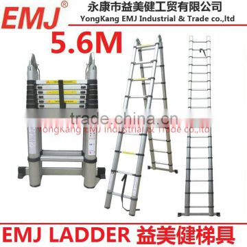 5.6m Telescopic ladder/3 position telescopic ladder/telescopic ladder with joint