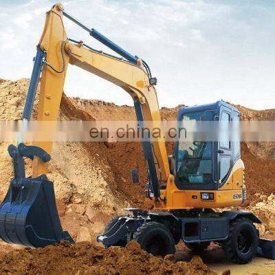 0.23m3 bucket small wheel excavator wheeled excavator for sale XE60W