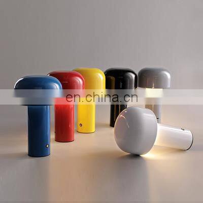Modern Simple Unique Design Nordic Light Luxury Cute Mushroom Shape LED Night Light Table Lamp photo-2