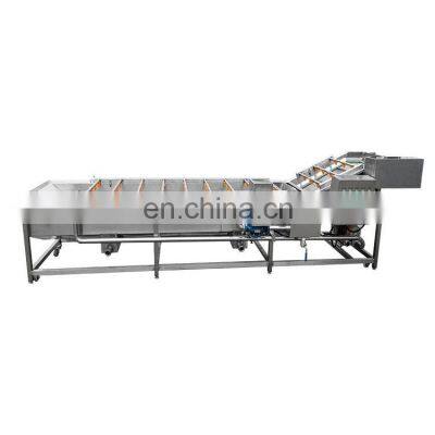 TCA with water circulatory system asparagus washing machine asparagus bubble washing machine