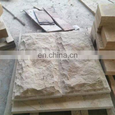 Mushroom Stone Natural Split Sandstone Exterior Wall Decoration Yellow Building Stone Material Outdoor Beige Sandstone photo-3