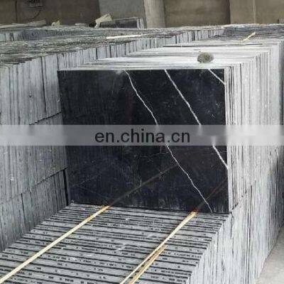 High Quality China black marble, Black Marquina Marble Tiles and Slabs