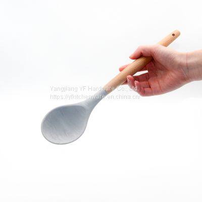 Kitchen Accessories Home and Kitchen Cookware Sets PRIVATE LABEL 9 PCS MARBLE SILICONE UTENSILS SET photo-2