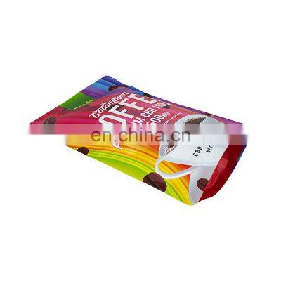 Color Coffee Bag With Air Valve Custom Food Grade Zipper Sealed Moisture-proof Standing Bag Packaging Bag Aluminum Foil 20000pcs