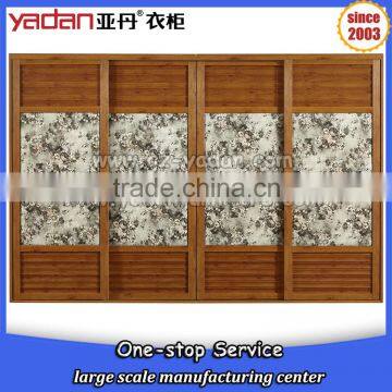 Customized Gross Decorated Sliding Door Wardrobe Closet Bedroom Furniture Set photo-5
