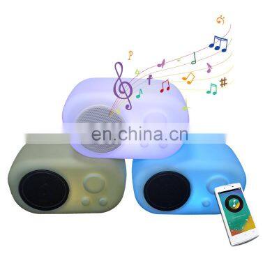 speaker with led cube light recharge lantern led rechargeable table light Tragbarer Ladelautsprecher mit LED-Beleuchtung