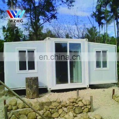 Factory Price Ready Made Typhoon Proof House Plans Folding Granny Flat Expandable Container House