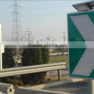 2015 NEW High Visibility Reflective ROAD Safety Solar Powered Traffic Sign