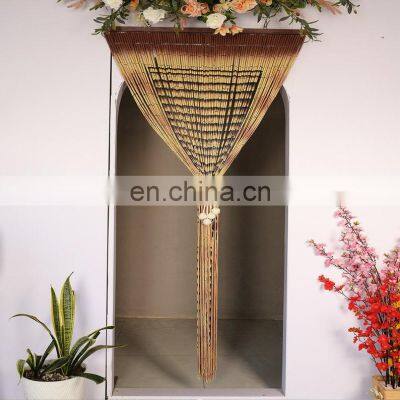 Best Seller Doorway Bamboo Beaded Door Curtain Cheap Beaded Painted Door Curtain Wholesale
