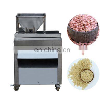 Automatic cashew peatnut nut Almond Slicer Slicing Machine 0.05-3mm