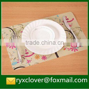 PP Plastic Waterproof Colorful Placemat Table Dish Mat photo-3