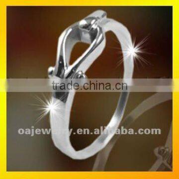 new design antique titanium ring