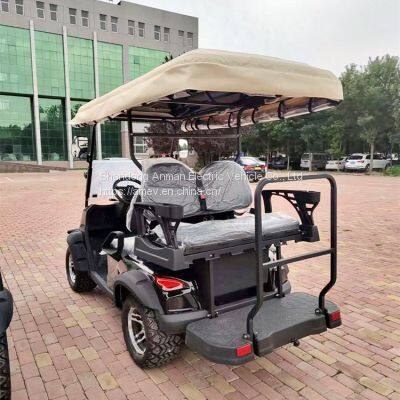 High Quality Back-to-back 4-seater Electric Golf Cart, Off-road Beach Car photo-4
