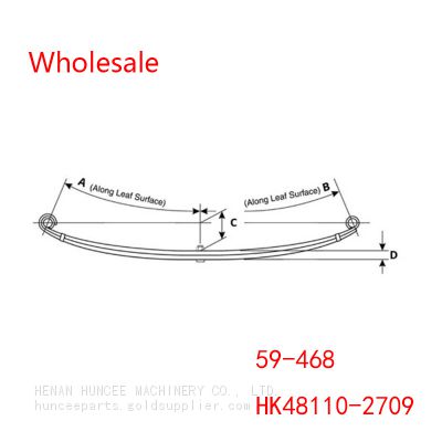 KENWORTH Front Parabolic Spring 59-468, HK48110-2709 Wholesale