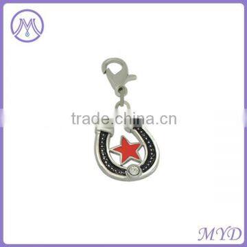 Bend Moon Star Set Charm Zinc Alloy Charm