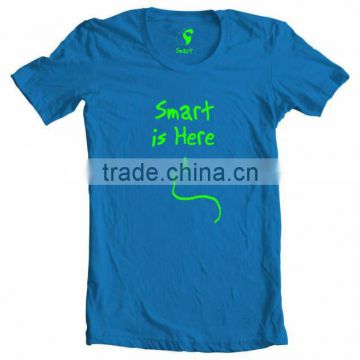 Men's Custom Plain Dyed Short Sleeve Cotton T-Shirts