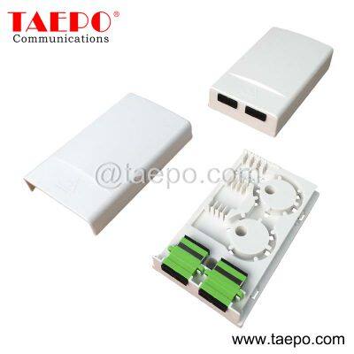 Indoor 4 port SC FTB home Fiber optic termination box from China Manufacturer TAEPO for Sale