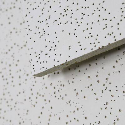 Factory Supply Rock Wool Fibre Board Acoustical Mineral Fiber Ceiling Board Mineral Acoustic Ceiling photo-4