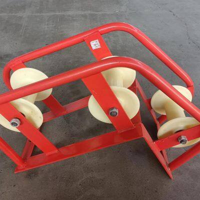 Wellhead Big Bend Pulley + 3φ2.5cm Nylon Pulleys Seamless Welding + Dust-Proof Bearings Ground Cable Corner Guidance photo-5