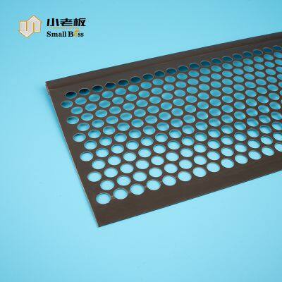Easy to Install Durable Weather UV Resistant Roof Install PVC Gutter Guards in Perforated Plastic photo-3