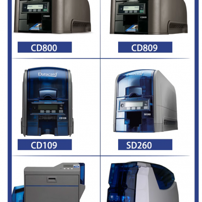 Datacard Cd800 Original Black Ribbon for id Card Printer 533000-053, 1500 Prints