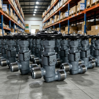 GB594-83 Marine Globe Valve With Forged Steel Body and Outside Screw Design