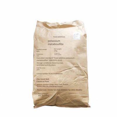 Food Additive Potassium Metabisulfite Supplied by Manufacturer, Food Grade Bleaching Agent for Candied Fruits, Biscuits and Candies