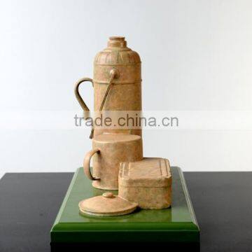 Home Decoration Bronze Live Statue Lunch Box Sculpture Patented photo-2