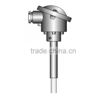 Insertion-thermocouple with ceramic thermowell