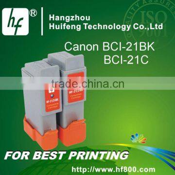 Compatible Ink Cartridge BCI-21/24,suitable for BJC-2000SP,2100,2100SP,4000,4100,4200,4200SP,4300,4310SP,4400,4550,4650,50