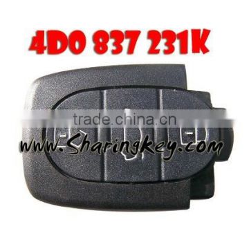 High quality 3 Button Remote Control(4D0837231K 433MHZ) for Aud