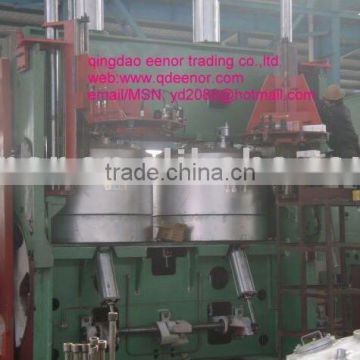 double mould tyre shaping and curing press