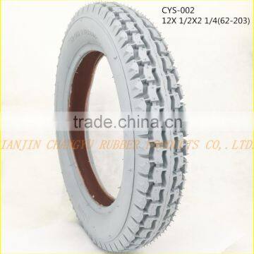 Factory Supply Durable Use Wheelchair Grey Penumatic Tyres 12 1/2x2 1/4