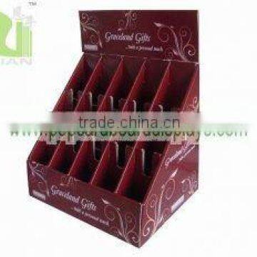 corrugated carton box counter cardboard display stand pos display