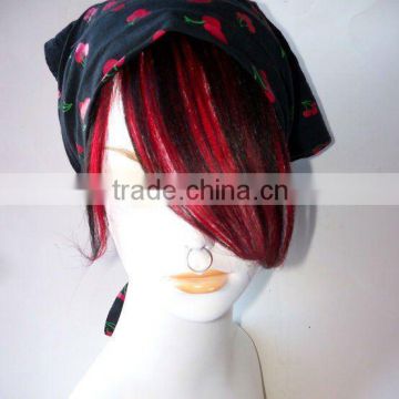 Red And Black Silky Straight Clip In Hair Extension Wholesale Price