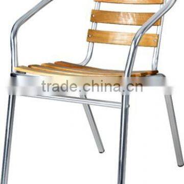 outdoor wooden aluminum chairs