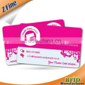 Matte Varnish PVC Card Made Of PVC Material and 0.76mm Thickness